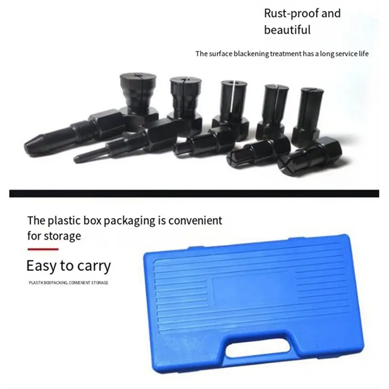 New Arrivals-Bearing Removal Tool Set 12 Pieces For Car Maintenance Slide Hammer Internal Extractor For Blind Holes 8-32MM