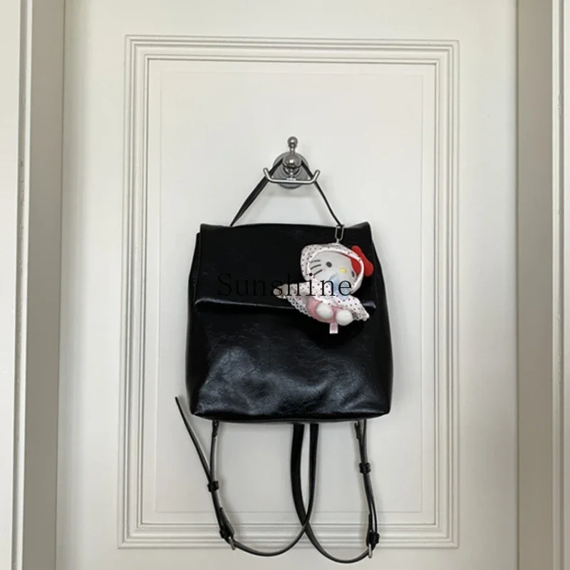 

Серебряный двойной ниша, новый трехцелевой рюкзак на одно плечо