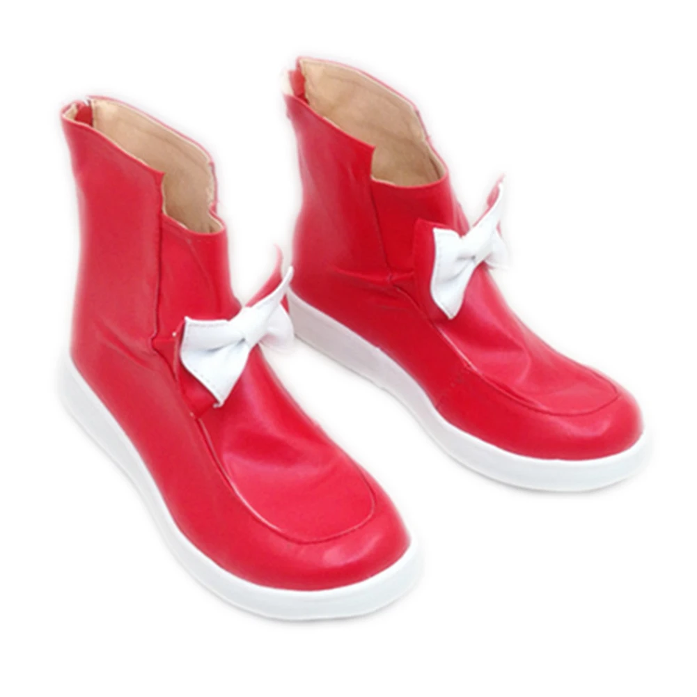 Brdwn 東方プロジェクト レディース フジワラのモコウ パチョリ ナレッジ ショートブーツ ちょう結び カスタムシューズ