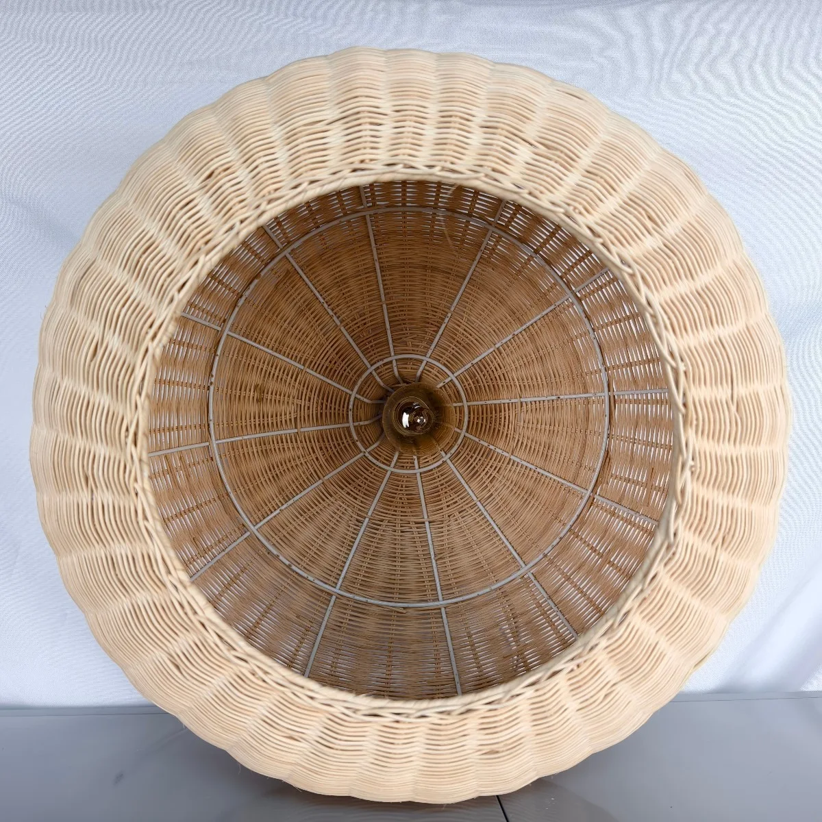 JOYINLED الروطان قلادة تركيب المصابيح خمر مزرعة E27 المنسوجة يدويا مصباح معلق الرجعية الروطان سلة خوص قلادة مصباح ديكور