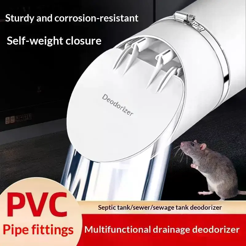 Anti Odor Stopper Floor Drain One Way Valve Shower Drainer Drain Strainer Seal Cover Sewer Install Kitchen Bathroom Accessories