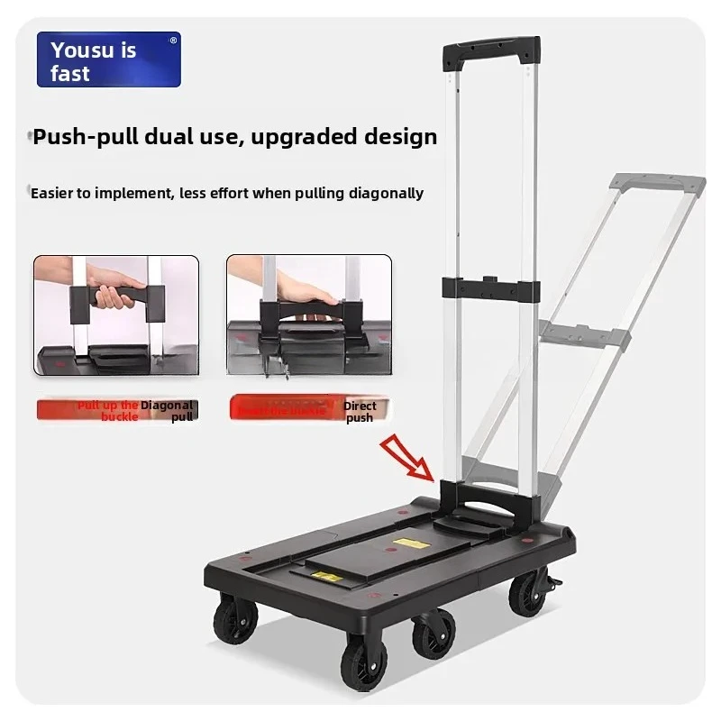 foldable portable hand truck trolley for express delivery