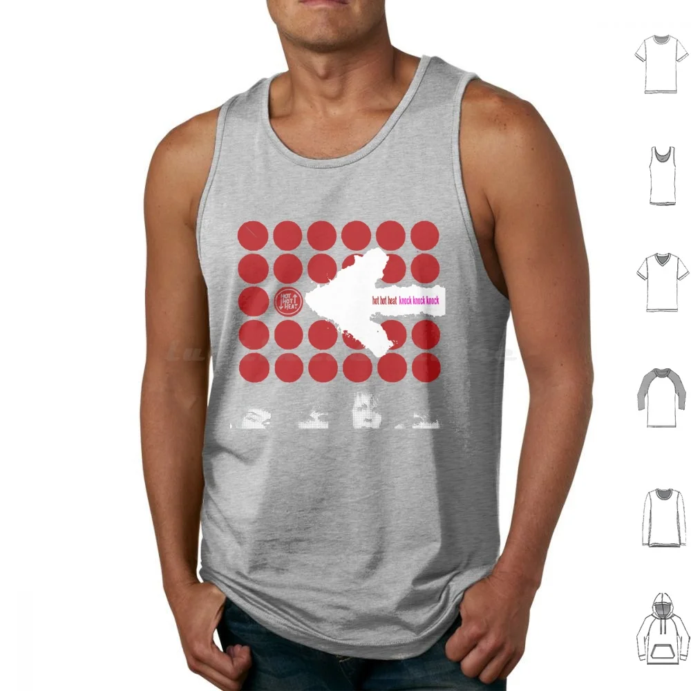 Hot Hot Heat Knock Knock Tank Tops chaleco sin mangas alternativa arte independiente Punk danza Punk nueva ola Post Punk Revival Punk