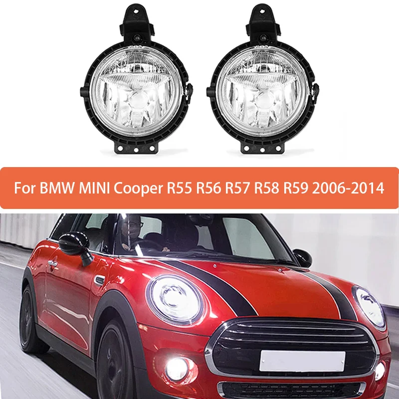 Car Front Bumper Fog Light Shell 51112751295 63172751295 2751295 for Mini Cooper 2006 2007 2008 2009 2010 2011 2012-2016