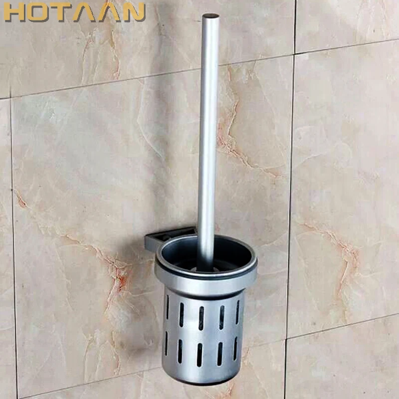 . Toilet Brush Holder,solid Construction Base In Oxidation Finish + Aluminium Cup,bathroom Accessories YT-2201