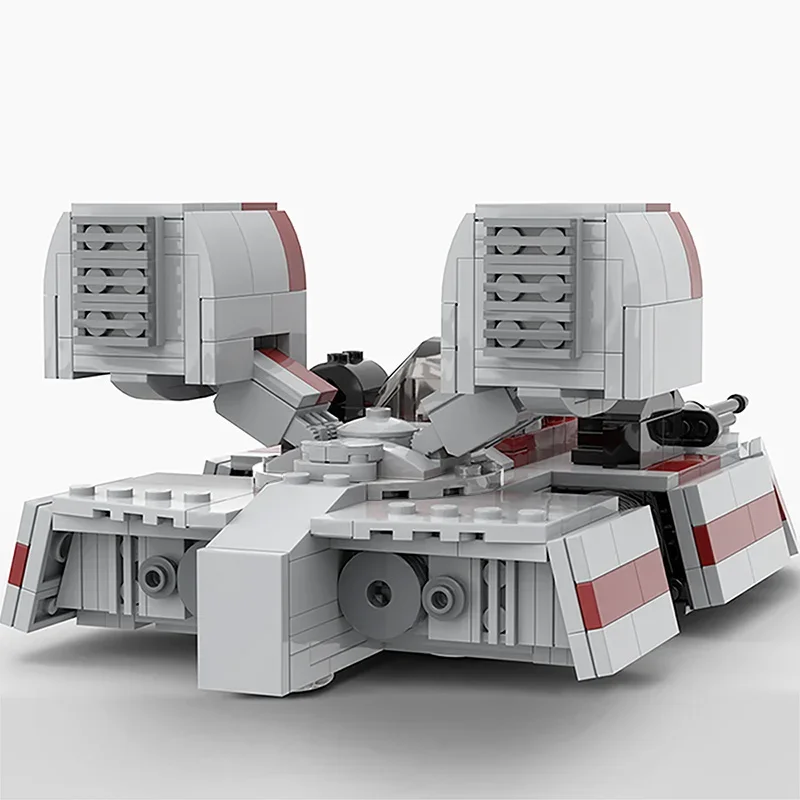 Bloques de construcción de tanque militar de alta tecnología para niños, AAC-1 de bloques de construcción de tanque de velocidad, modelo de MOC-59836, juguetes de rompecabezas DIY, regalo de cumpleaños