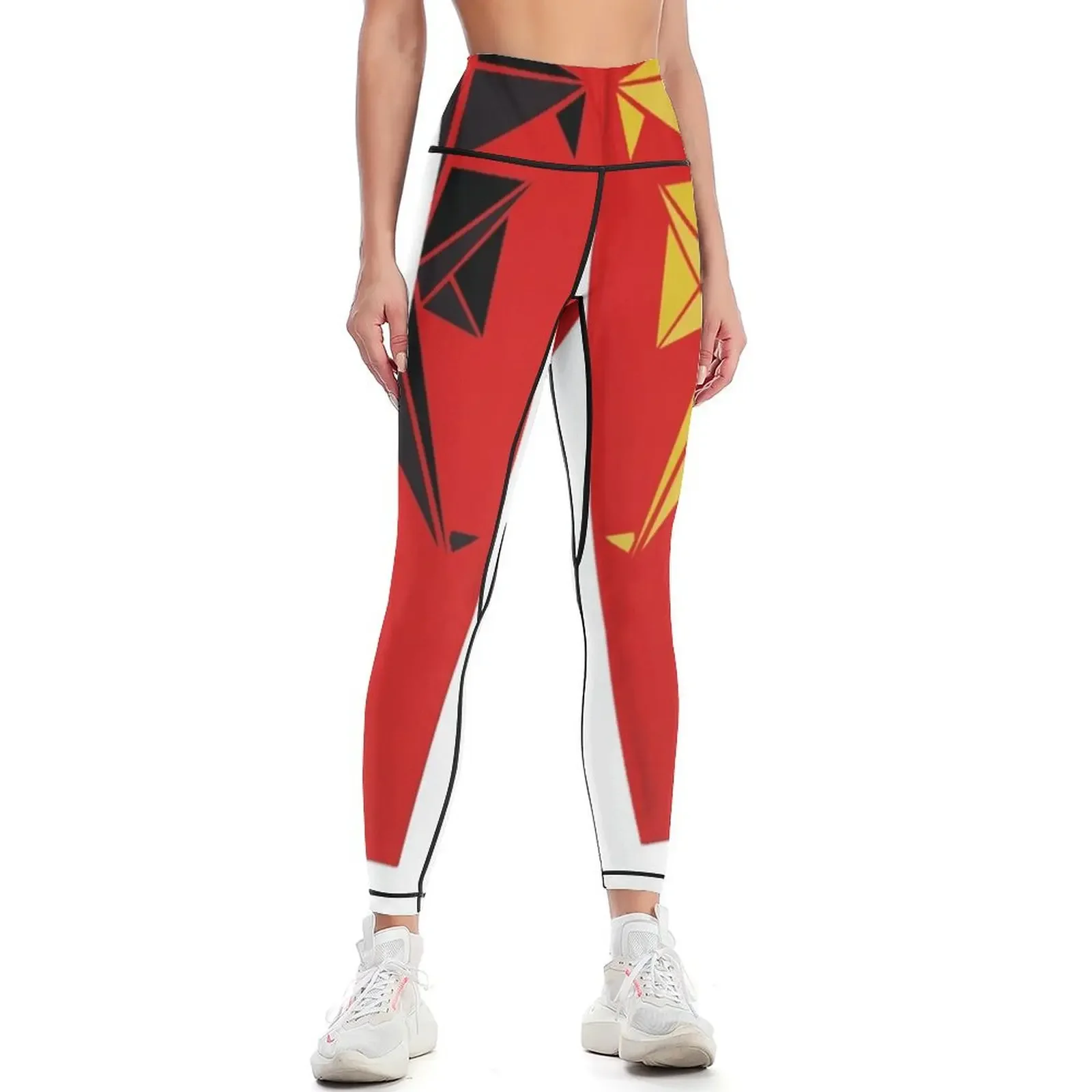 Classic Eddie Red Leggings sportswear gym sports tennis for for physical Womens Leggings