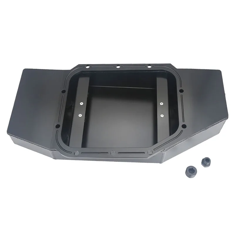 Cárter de aceite para Nissan SR20 180SX 200SX S13 S14 S15 4.5L, cárter de aceite de motor automático de gran tamaño con deflector de aluminio