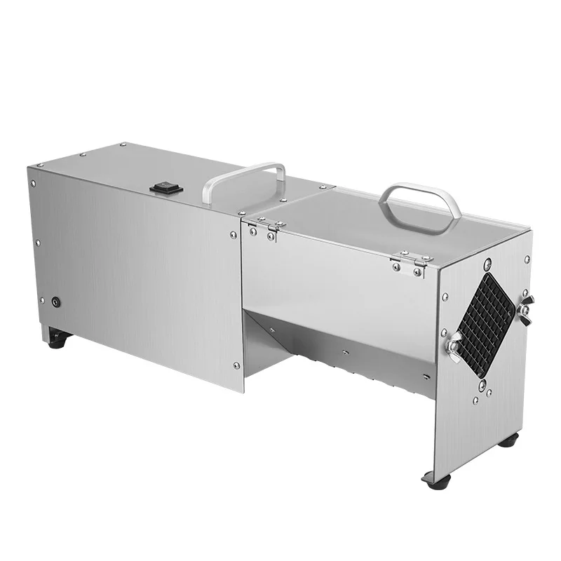 Elektrische roestvrijstalen automatische snijder voor groente, fruit, aardappel, ui, komkommer, wortel, zoete aardappel snijden