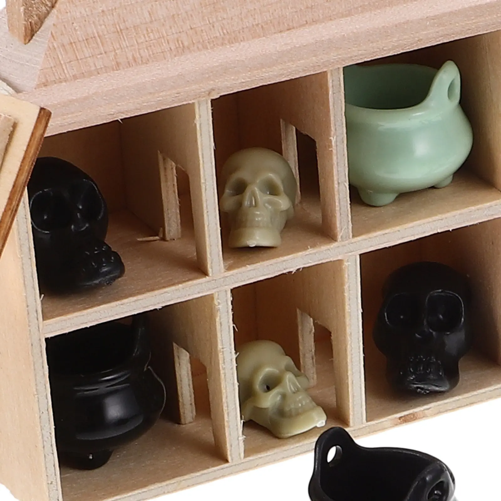 

1Set Mini Halloween House Furniture High Simulation Decoration DIY Scene Layout Props Halloween Desktop Party Supplies