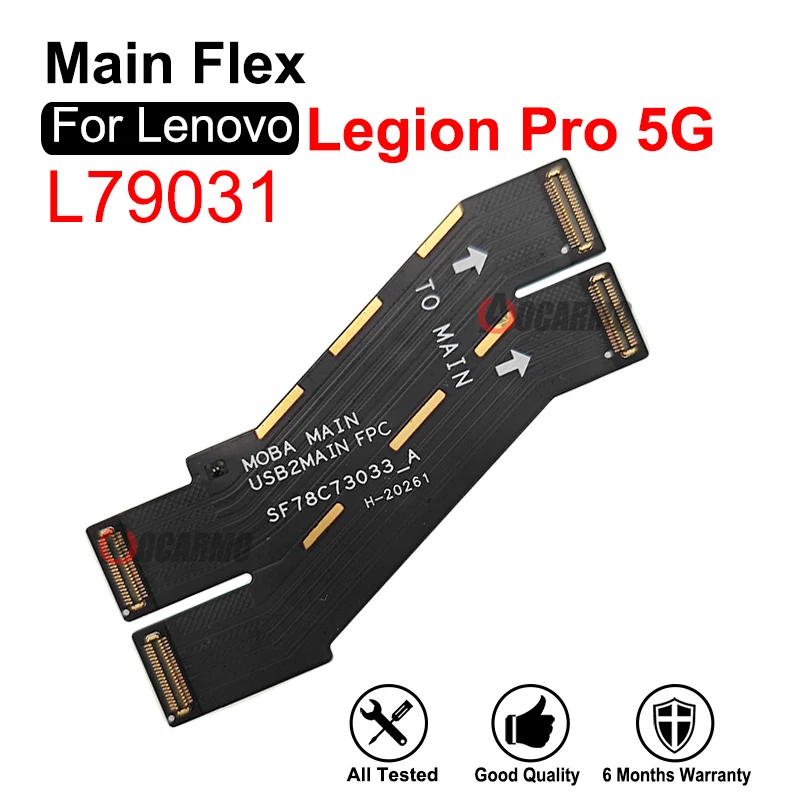 Two-wire Dual Mainboard Motherboard Main FPC Flex Cable Replacement For Lenovo Legion Pro 5G L79031 E-Game Phone