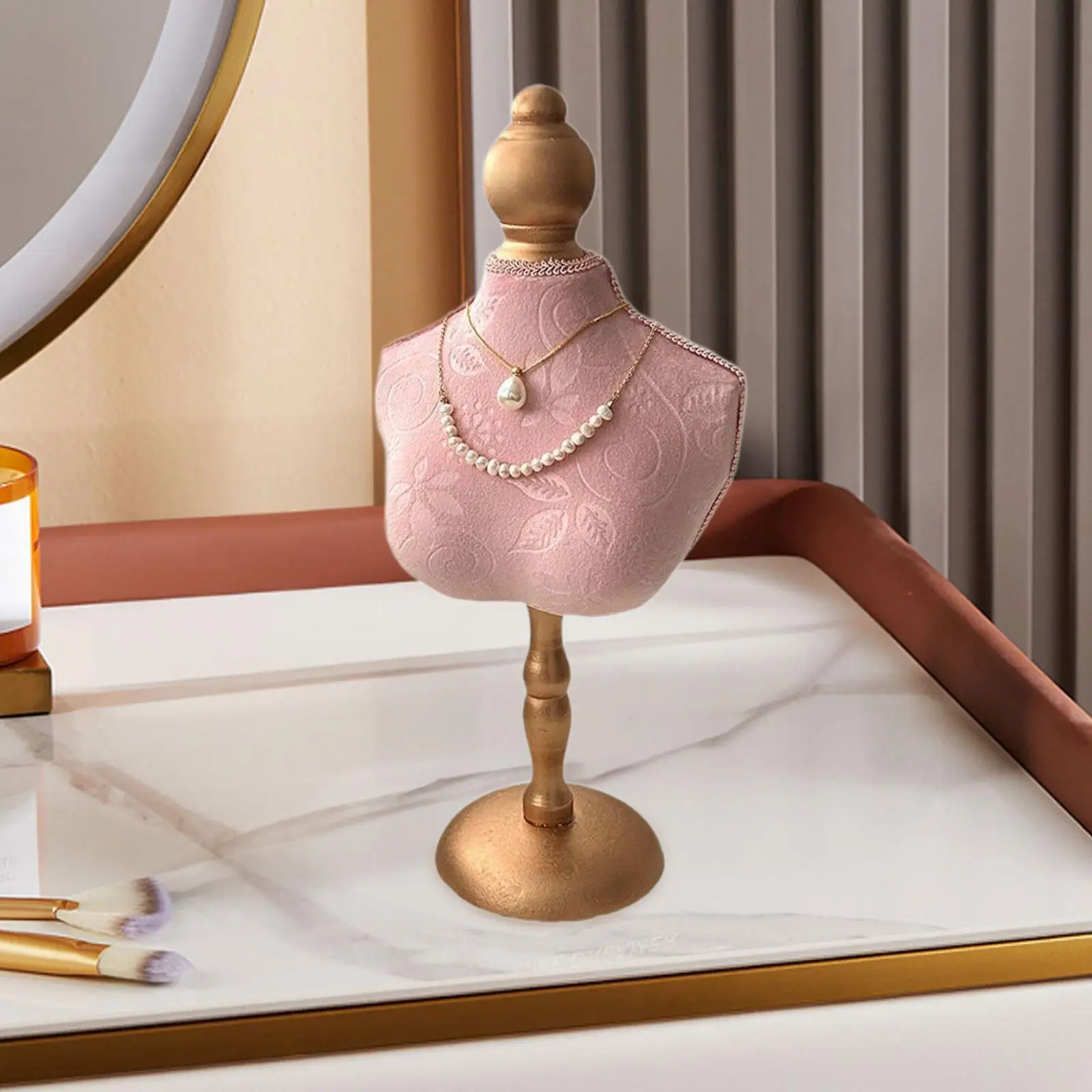 Jewelry Display Bust Mannequin Necklace Multifunction Jewelry Storage Rack for