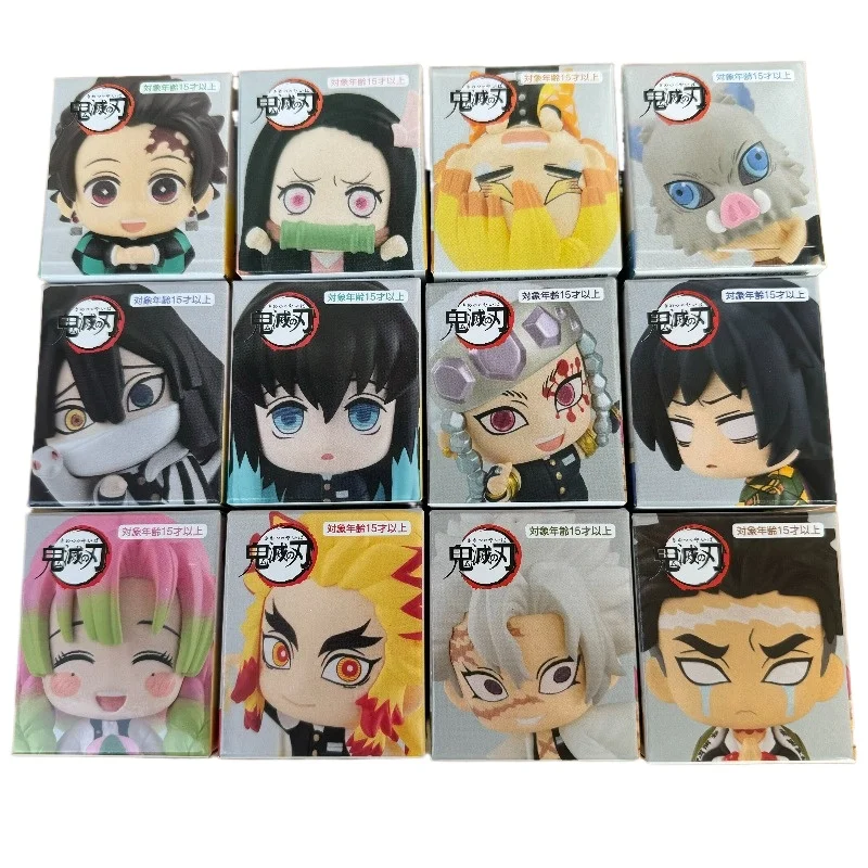 

Genuine FuRyus Demon Slayer Tanjiro Nezuko Kamado Inosuke Zenitsu Cup Edge Mini Confirmation Payment Blind Box Ornament