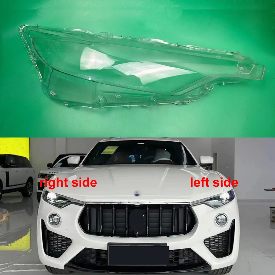For Maserati Levante 2020 2021 2022 2023 Car Accessories Headlight Lens Cover Transparent Lampshade Headlamp Shell Plexiglass