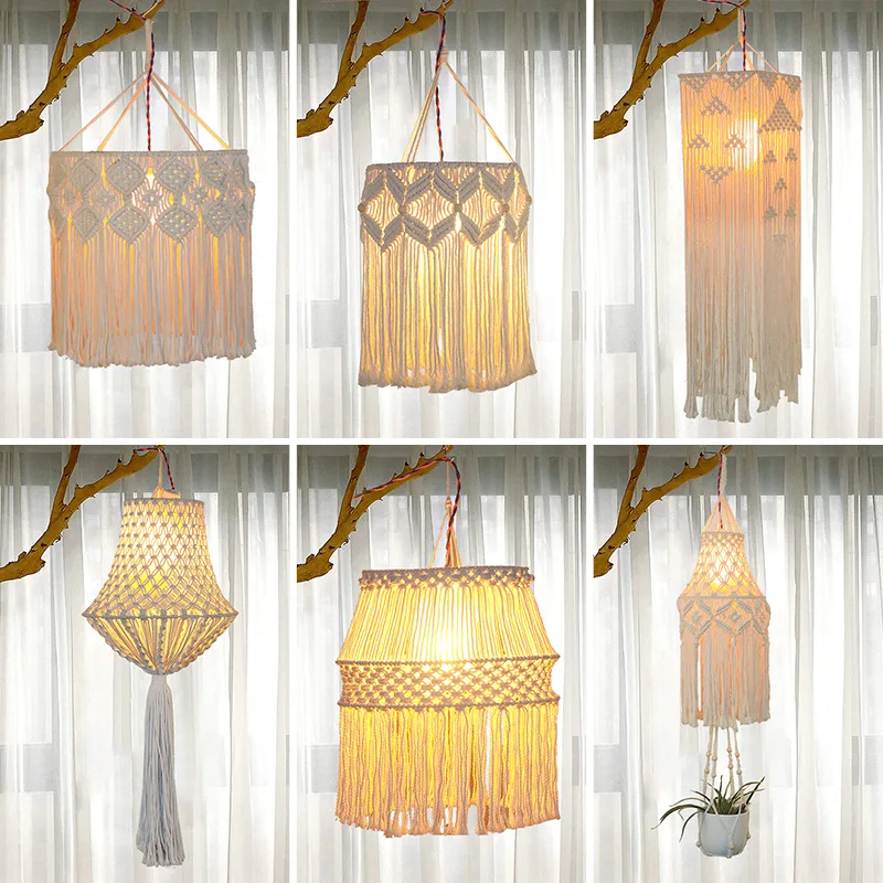 Bohemian Pendant Light With Tassels Handmade Chandelier