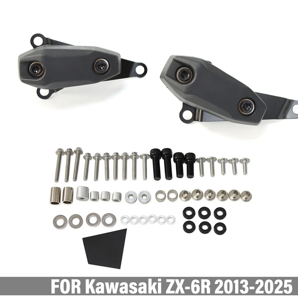 

Motorcycle Engine Protection Side Sliders Crash Pad Falling Protector Accessories For Kawasaki NINIA ZX-6R ZX6R ZX 6R 2013-2025