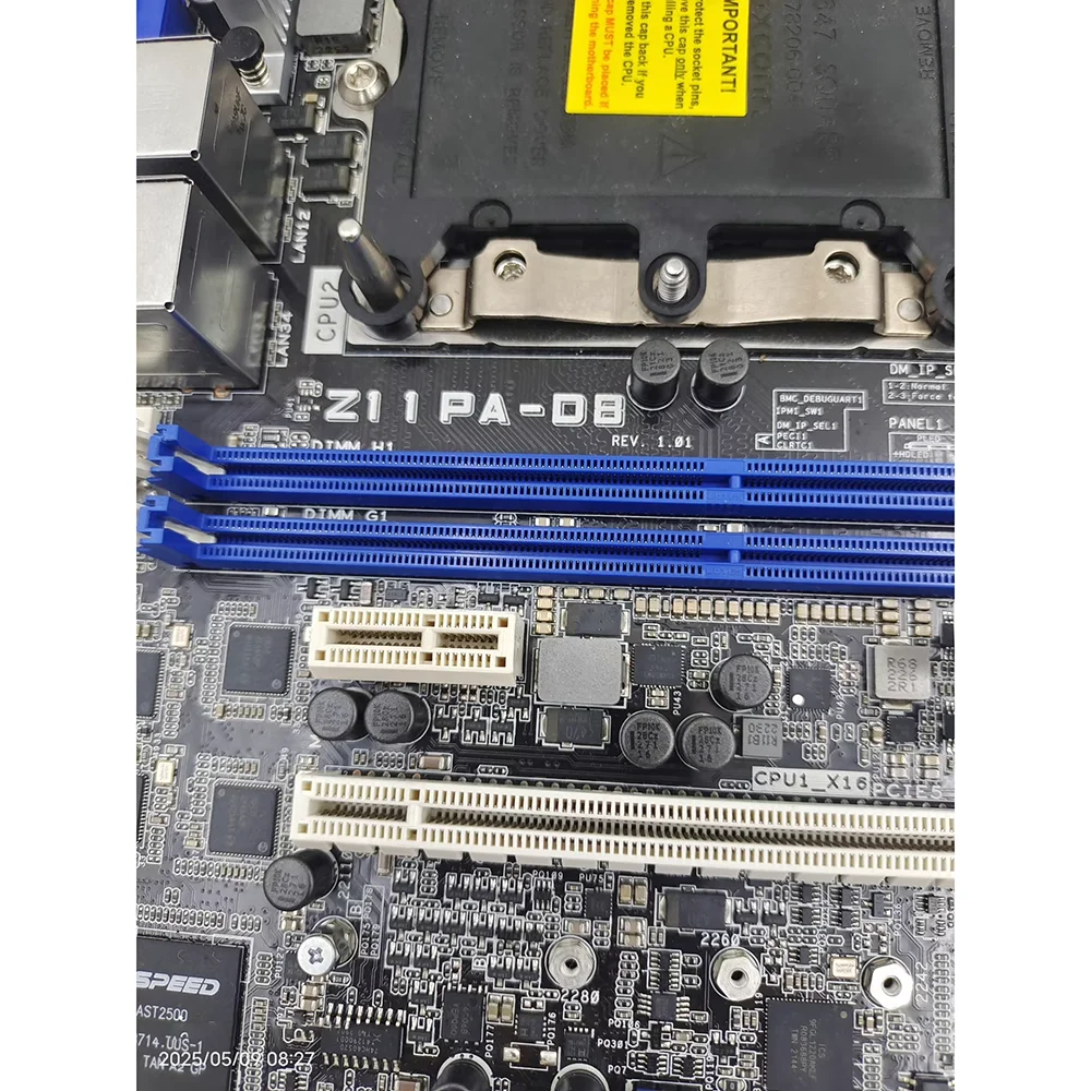 Server Motherboard Supports Dual-Channel Xeon Processors With LGA3647 C621 Z11PA-D8
