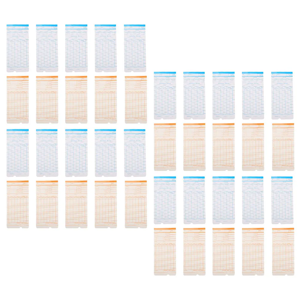 190 Sheets Timecard Sheets Office Use Attendance Recording Cards Paper for Employee Time Tracking Time Cards