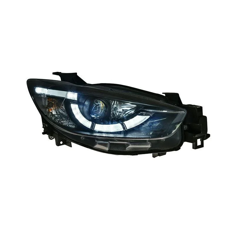 Car Styling for Mazda CX-5 Headlights 2013-2016 CX5 LED Headlight Angel Eyes DRL Bi Xenon Lens High Low Beam Parking Fog Lamp