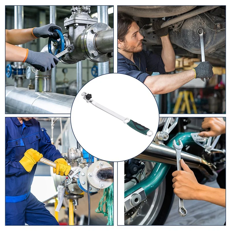 DT16 Wrench Extender Tool 19.7 Inch Torque Adapter Extension Bar, Non-Slip Grip for Tightening Loosening Nuts Bolts