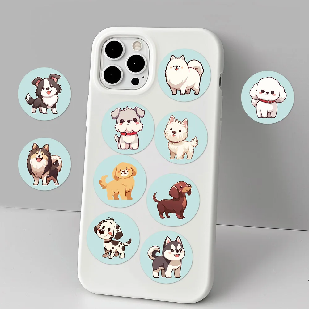 500pcs/Roll Cartoon Cute Dog Animal Sticker DIY PVC Laptop Decals Decoration Stiker Reward Gift Toys