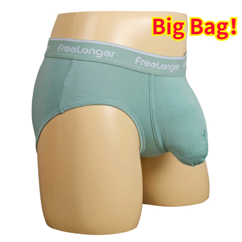 Man Bulge Pouch Underwear for Boy Soft Super Big Penis U-Convex Boxers Elastic Dick Bag Lingerie for Enhance Boxers Sexy Briefs