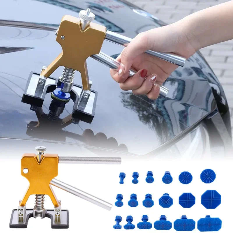 Car Body Sheet Metal Dent Plastic Puller Kit Auto Pit Removal Suction Cup Repair Hand Tools Mechanical Workshop Tools on Offer