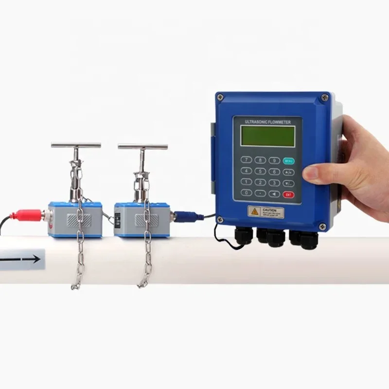 Holykell low cost ultrasonic flow meter portable ultrasonic flowmeter