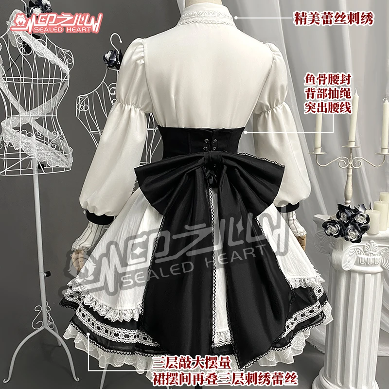 Kanade Cosplay Costume Wig Collab Series: Project Sekaii Yoisakii Kanade mizuu5 Cosplay Maid Dress For Women Halloween