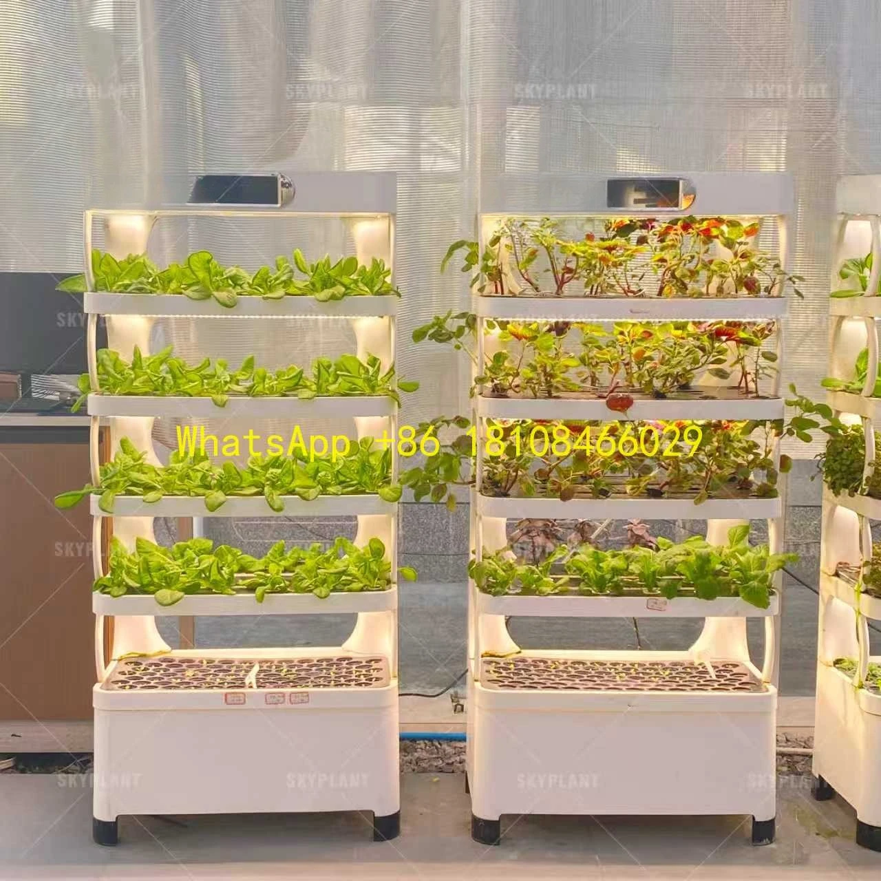 

Indoor Leafy Vegetable Planting Cultivation Machine Home Cabinet Hydroponic System Aeroponic/Aquaponic/Drip Pump -- Intelligent