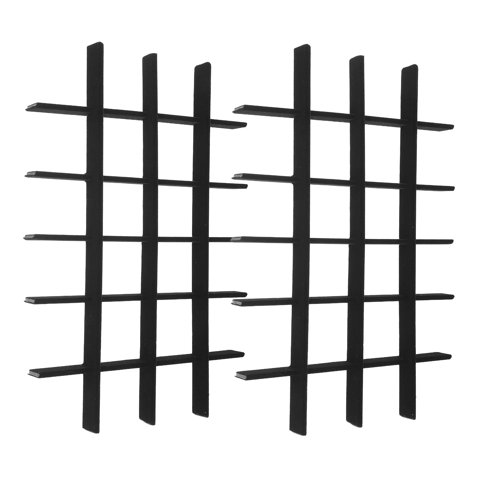

Adjustable Jewelry Tray Divider Inserts Soft Anti-Wear Lining Strip Multi-Grid Compartment Organizer for Drawer Storage Travel