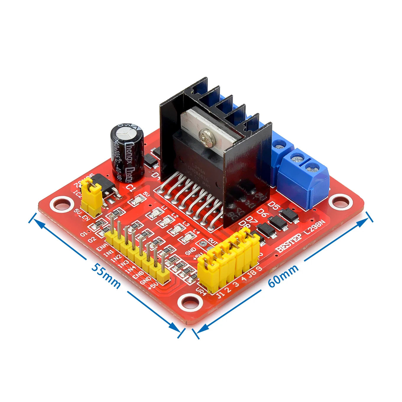 Nomor � � L298N Dual Bridge DC Stepper Controller Kontrol Motor Driver Modul Papan untuk