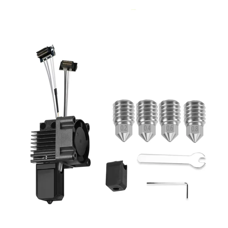 

VO-для Bambu Lab P1P P1 Вентилятор охлаждения 3D-принтера V2.0 с комплектом Hotend Печатающая головка с медными насадками Детали для 3D-печати
