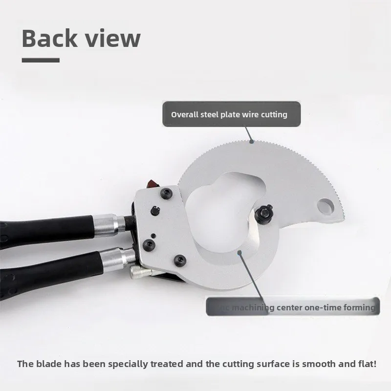 Dark Horse Tools J52J75 Ratchet Cable Scissors Steel Core Aluminum Twisted Steel Strand Breaker Construction Cable Scissors Batc