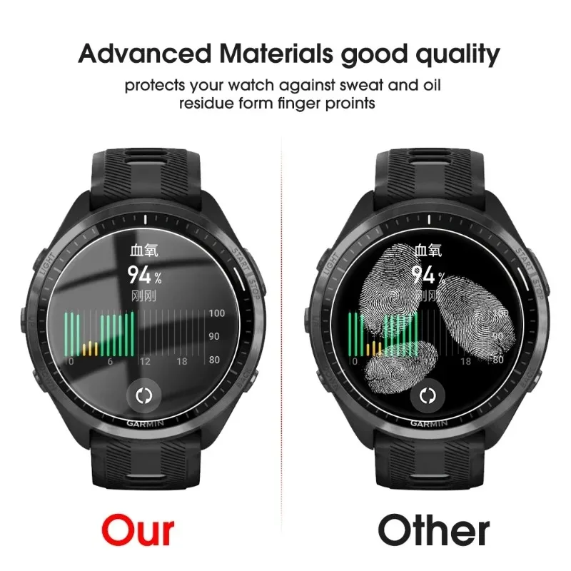 1-5 SZTUK Szkło hartowane do Garmin Forerunner 965 955 945 935 735XT 165 265 255 265S 255S Folia ochronna na ekran zegarka zapobiegająca zarysowaniom