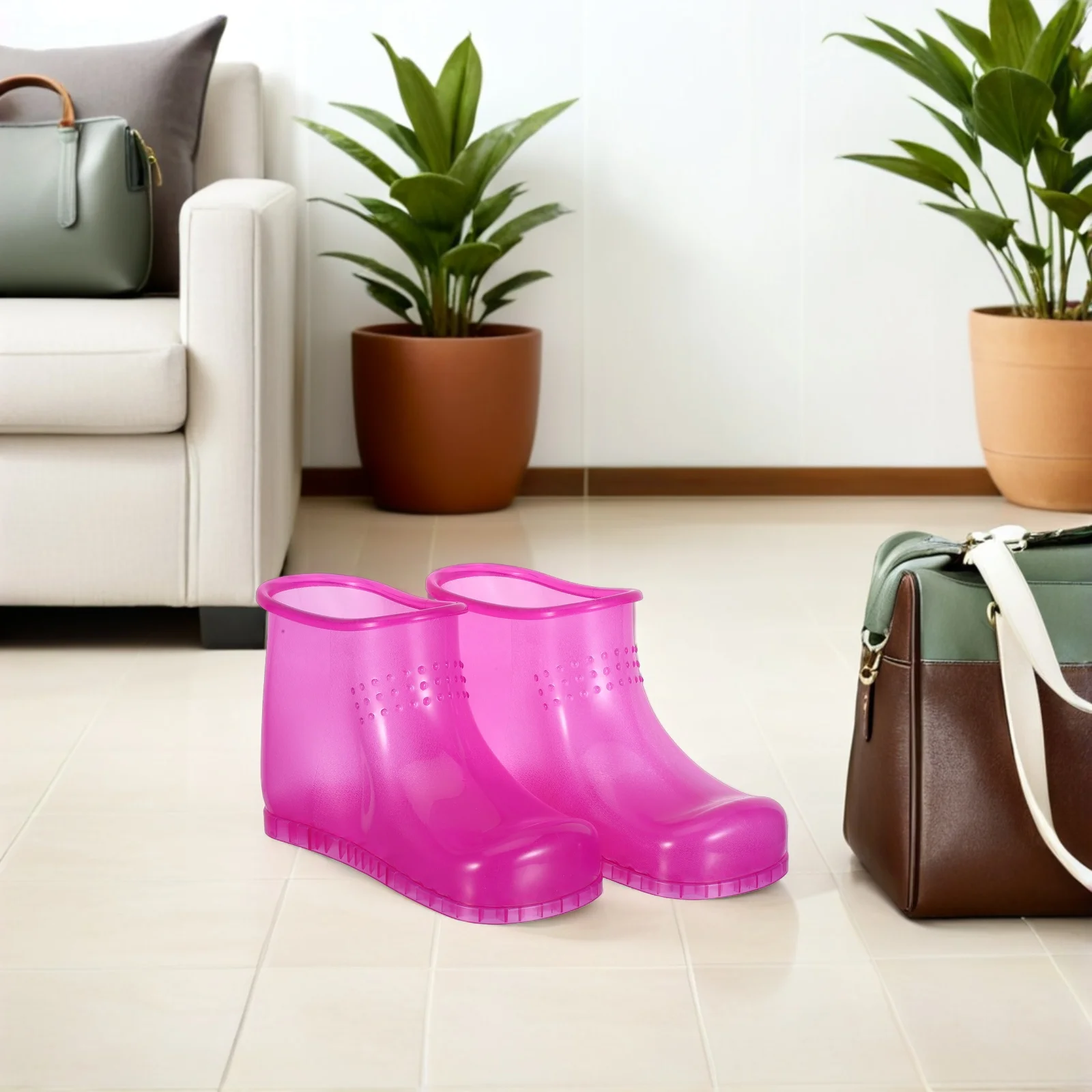 1 زوج الإبداعية قدم تمرغ دلو التمهيد على شكل تصميم تدليك عميق حوض استحمام القدم المحمولة تمرغ حوض للمنزل سبا-