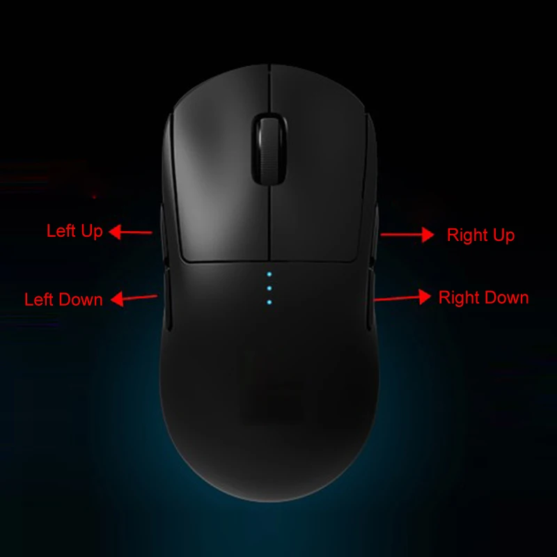 Lèvent latéraux de remplacement pour souris de jeu sans fil Logitech G Pro, boutons droits vers le haut et le bas, pièces de réparation, accessoires