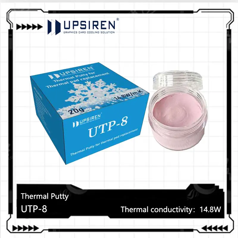 UPSIREN Thermal Putty UTP-8 For VGA GPU IC Processor Rapid Cooling Thermal Pad Replacement Heat Blocking Putty High Performance