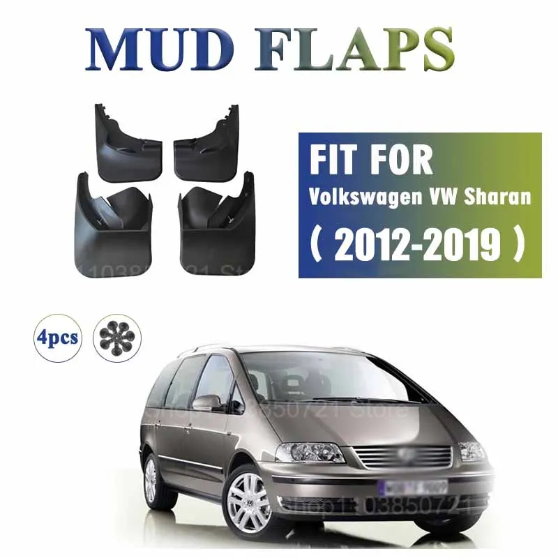 

FOR VW Volkswagen Sharan 2012-2019 Mud Flaps Guard Splash Mudguard Fender Mudflaps Car Accessories Front Rear 4pcs