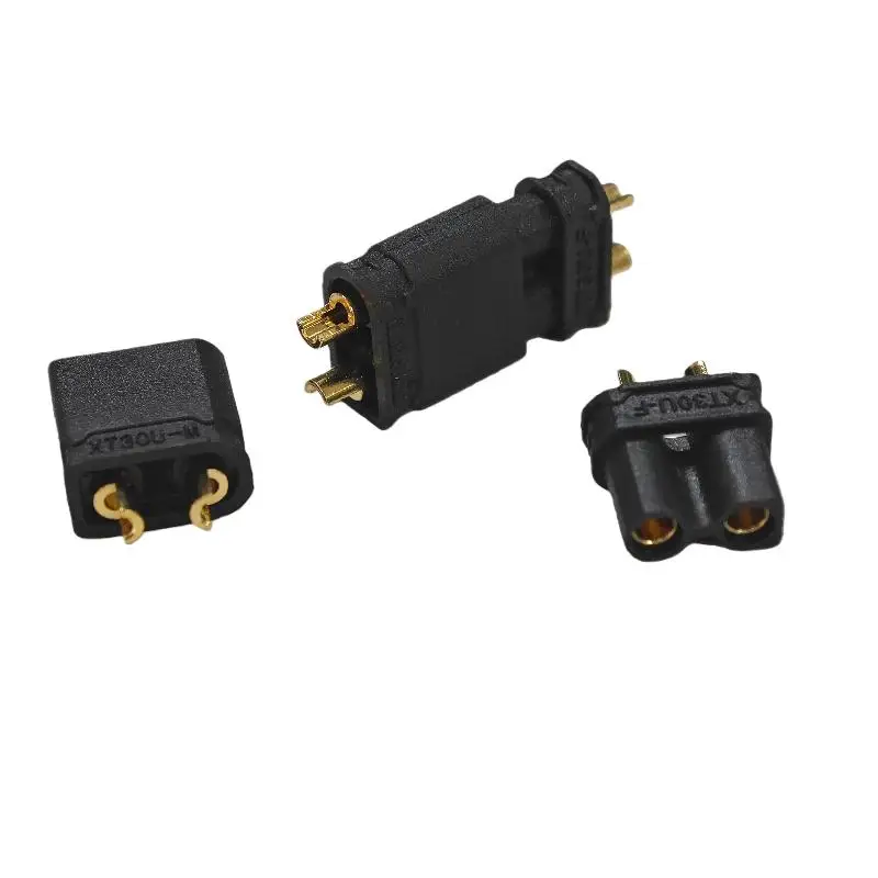 DIY Battery Connectors; 2/6/10 pairs XT30-U Male & Female Bullet Power Plug; Perfect for RC Lithium Batteries
