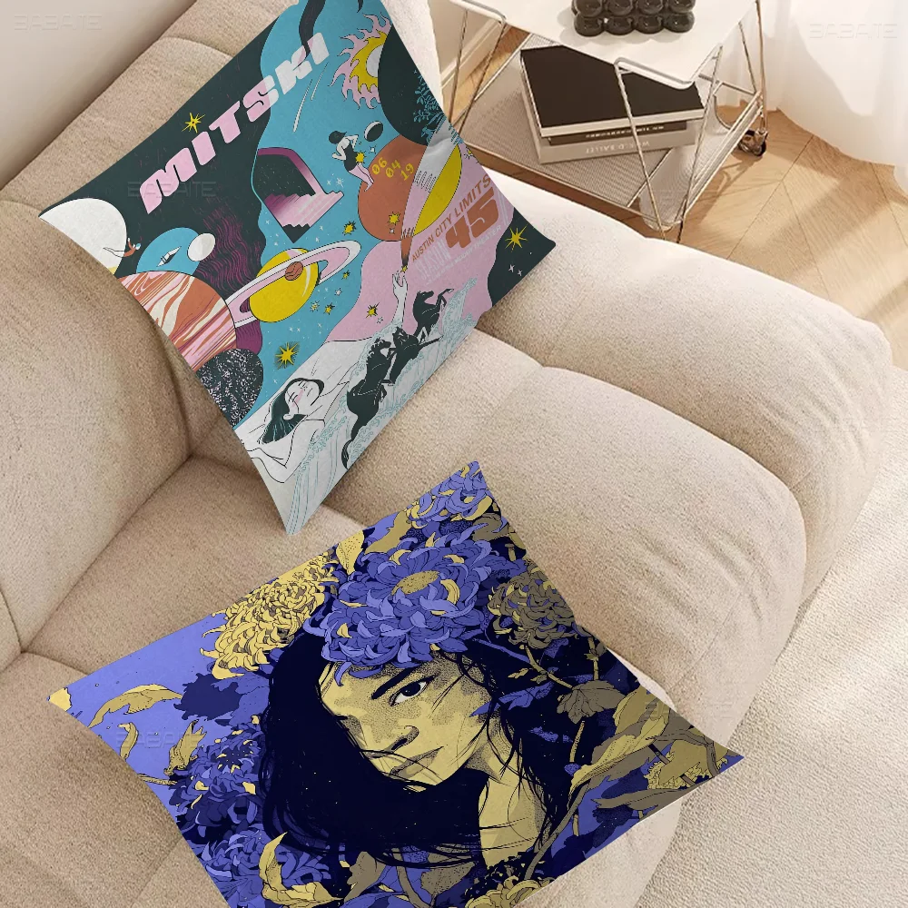 

Mitski Be The Cowboy Nobody Lush Pillow Anime Pillow Sofa Bed Head Pillow Cover Cushion Cover 45x45 Cm Fashion