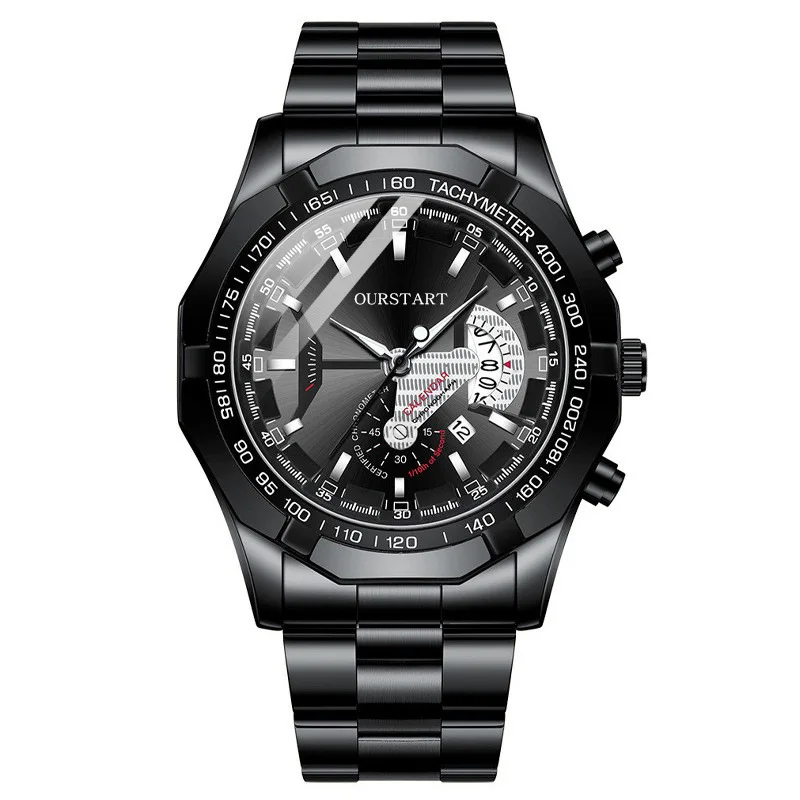 Men's Calendar Quartz Watch Large Dial Quartz Watch