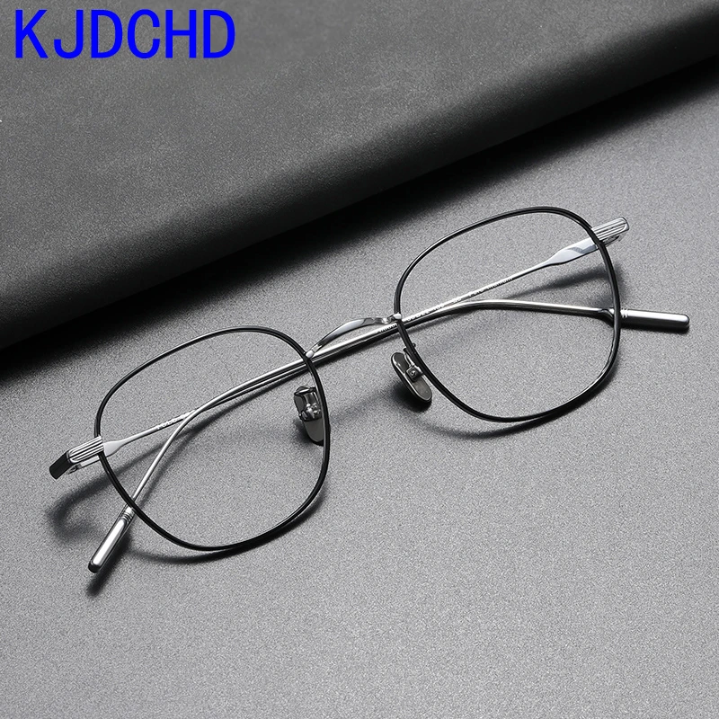 

Retro Pure Titanium Prescription Glasses Frame Men Women Optical eyeglasses frames Myopia Korean eyewear 2023 full Spectacles