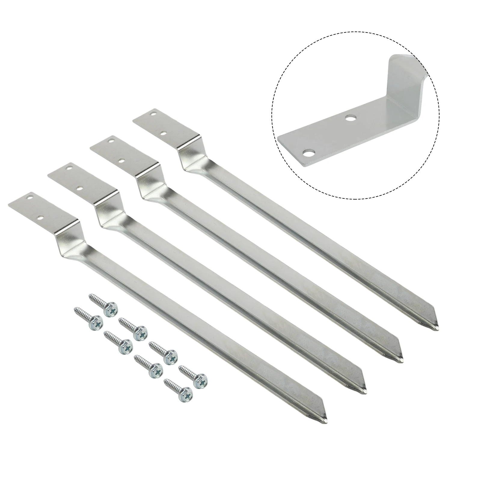 Garden Installation Silver Wood Grounding Anchor Wood Anchor Wood Post Sleeve High Load Capacity Stable Support
