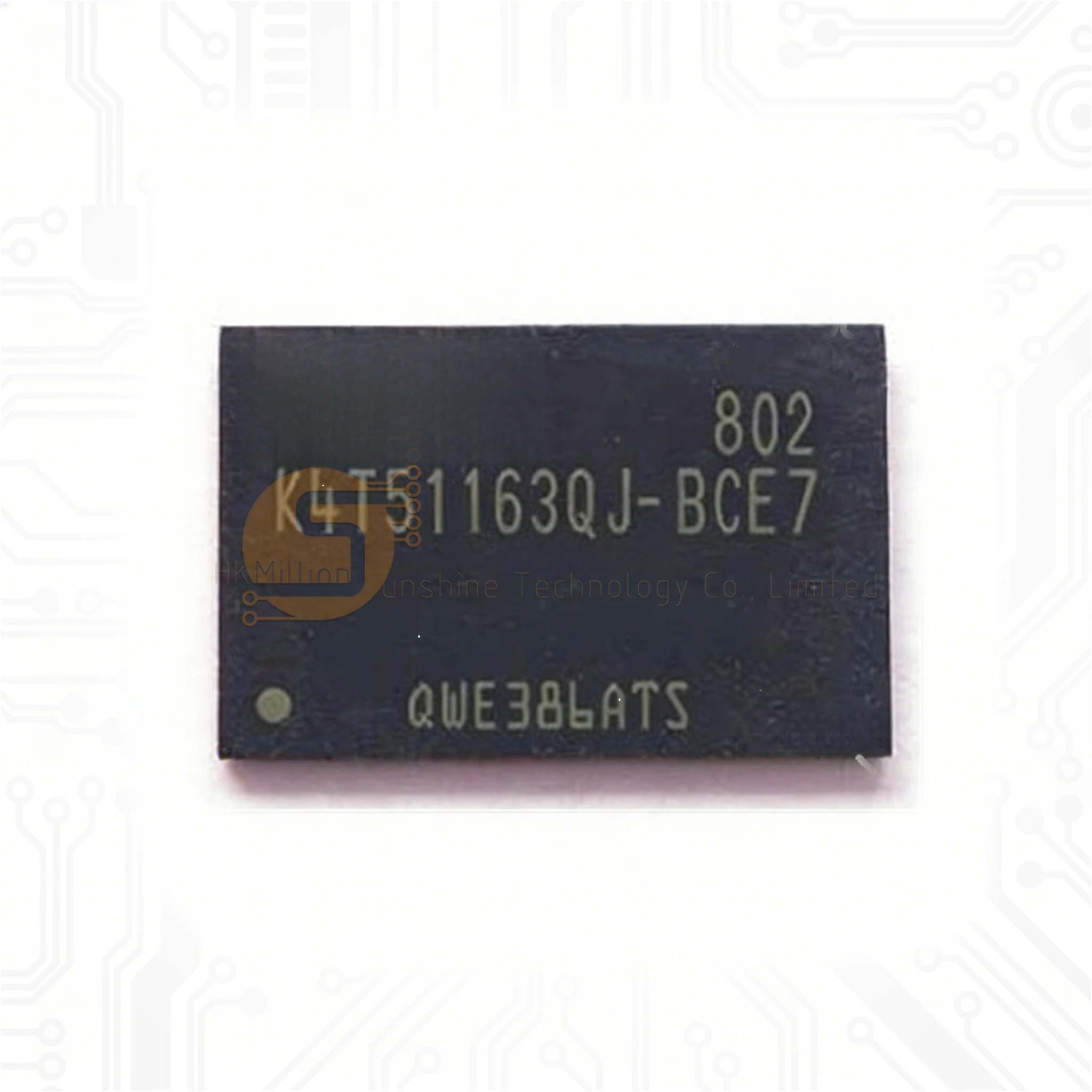 Original 5pcs K4T51163QJ-BCE7 DDR2 SDRAM Chip 512Mb 32Mx16 FBGA-84 Memory IC