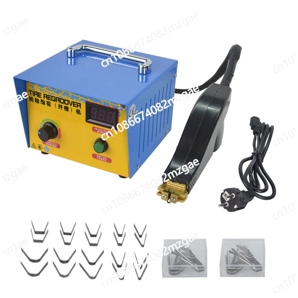 2023 1000W Digital Tire Regroover Tire Rubber Engraving Truck Car Rubber Tyres Grooving Electric Rubber Cutting Power Machine