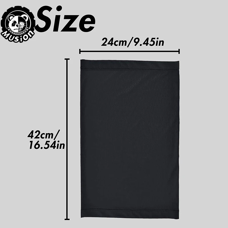 Musion cosido antipolvo UV Bandana pañuelo para la cabeza máscara facial diadema