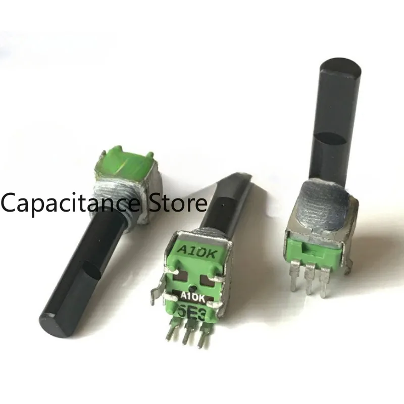 5PCS 09 type single potentiometer A10K with midpoint amplifier, audio volume  3 pins