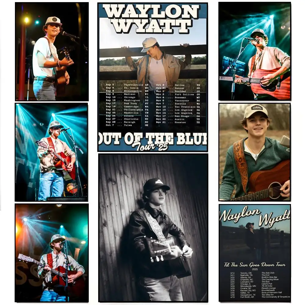 Streetwise Authentic American Rapper W-Waylon W-Wyatt Poster Poster HD  Waterproof Wall Sticker Bar Living Room Decor Gift