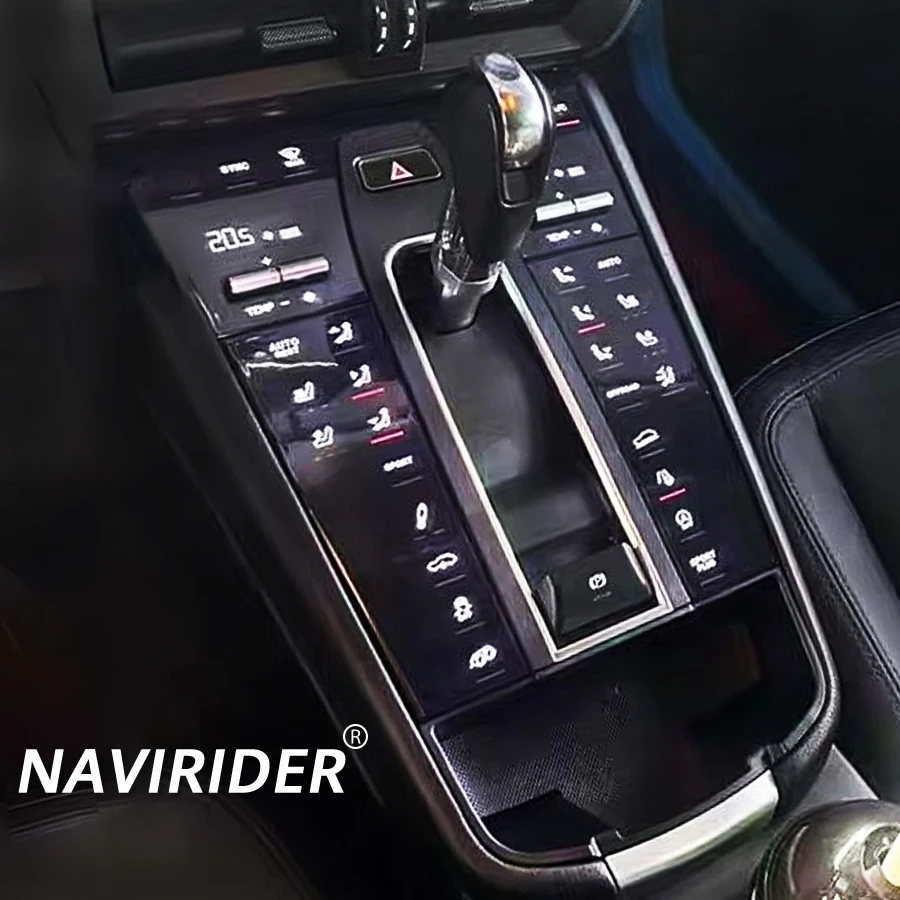 For Porsche Macan 2014-2021 (95B.1 /95B.2) Center console gear shift panel upgrade Accessories Easy installation Car  Gear Shift